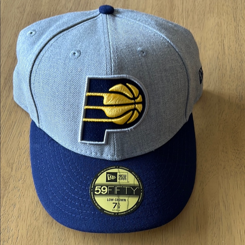 New Era Gray and Blue Cap